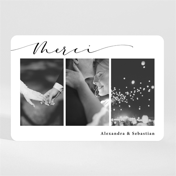 Dankeskarte Hochzeit Le grand jour - Magnet ref.N11029