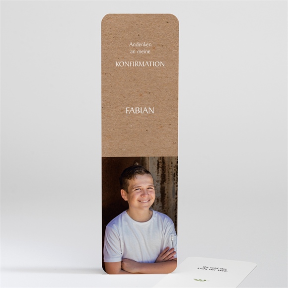 Andenken Konfirmation kraftpapier
