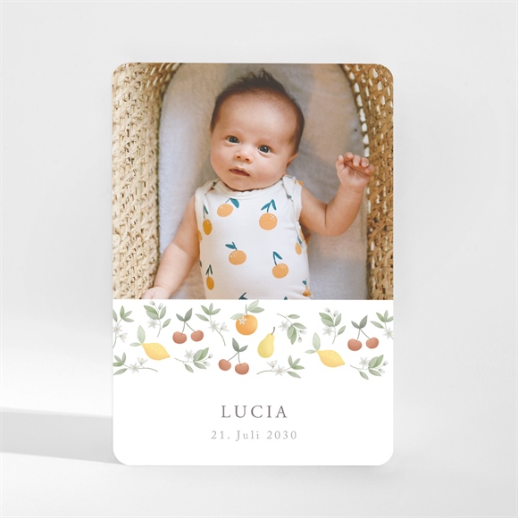 Geburtskarte Frühlingspoesie - Magnet ref.N210152