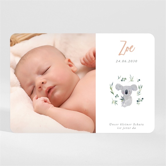 Geburtskarte Koalaliebe - Magnet ref.N110161