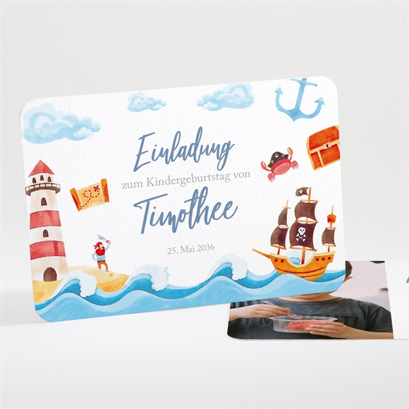 Geburtstagseinladung Piratenparty ref.N111333