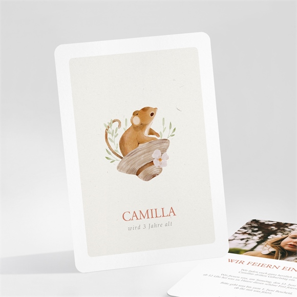 Geburtstagseinladung kleine maus