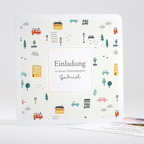 Geburtstagseinladung City ref.N351487