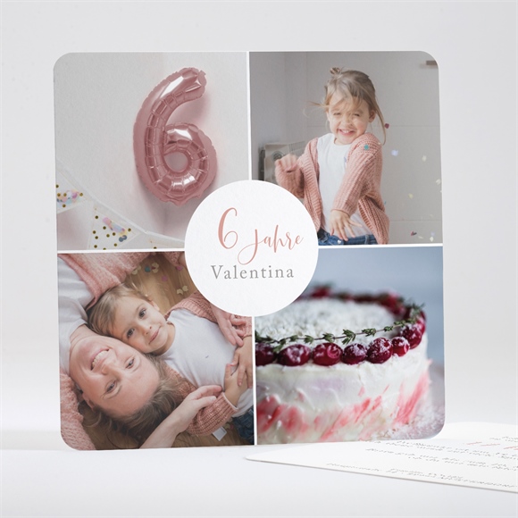 Geburtstagseinladung meine hübsche fotocollage