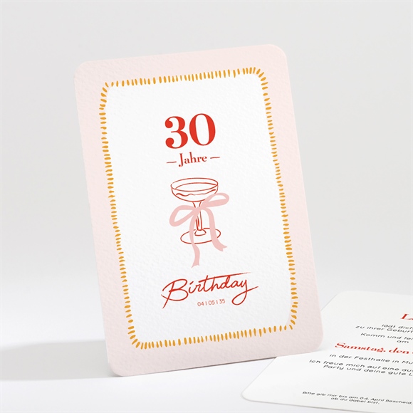 Geburtstagseinladung Champagner 30 Jahre ref.N211708