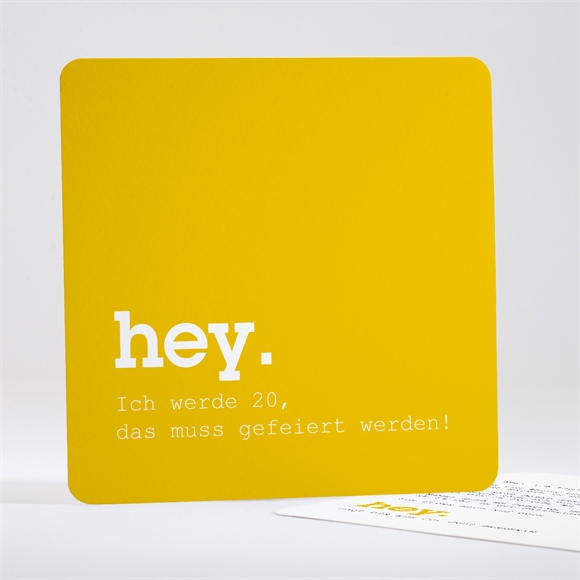 Geburtstagseinladung Hey 20 Jahre ref.N351606