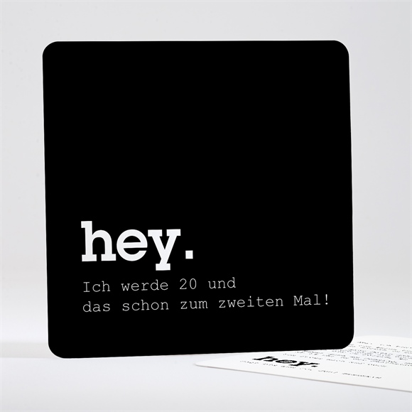 Geburtstagseinladung Hey 40 Jahre ref.N351607