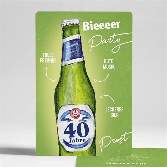 Geburtstagseinladung Apero 40 Jahre ref.N241311