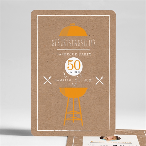 Geburtstagseinladung Grillparty 50 Jahre ref.N241331