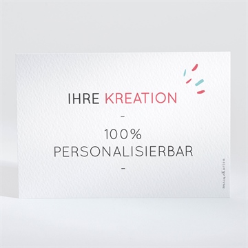 Geburtskarte blanco - 13,8x9,5cm (n11122) - Vue 2