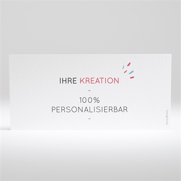 Geburtskarte blanco - 21x10cm (n13004)