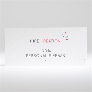 Geburtskarte blanco - 21x10cm (n13106) - Vue 2