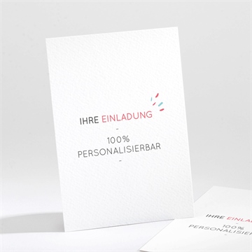 Hochzeitseinladung blanco - 9,5x13,8cm (n21169)