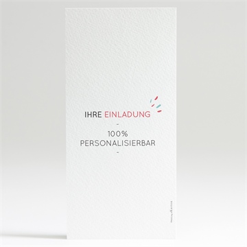 Hochzeitseinladung blanco - 10x21cm (n22014)