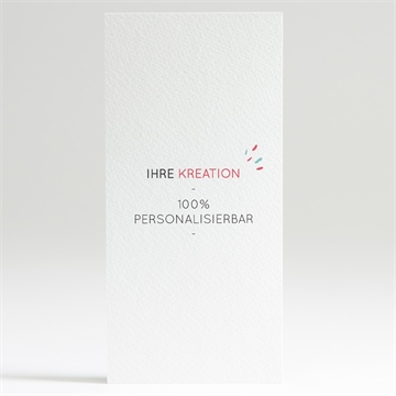 Geburtskarte blanco - 10x21cm (n22110) - Vue 2