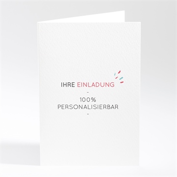 Hochzeitseinladung blanco - 10x14,5cm (n401123)