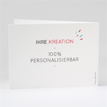 Geburtskarte blanco - 14,5x10,5cm (n42111) - vue 3