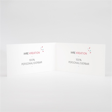 Geburtskarte blanco - 21x10cm (n43116) - Vue 2