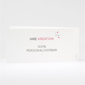 Geburtskarte blanco - 21x10cm (n43116) - vue 3