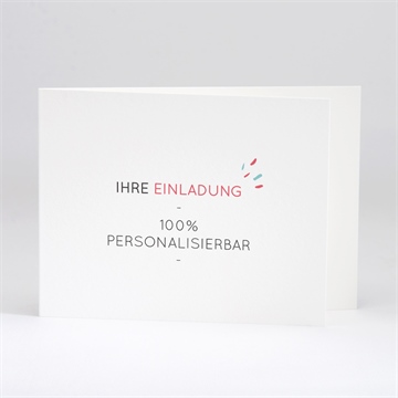 Hochzeitseinladung blanco 15x10,5cm (n51110)