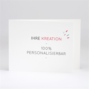 Geburtskarte blanco - 15x10,5cm (n51111)