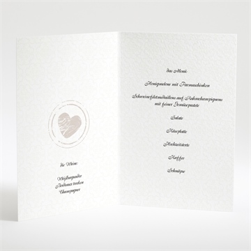 Menükarte Hochzeit reisepass der liebe - Vue 2