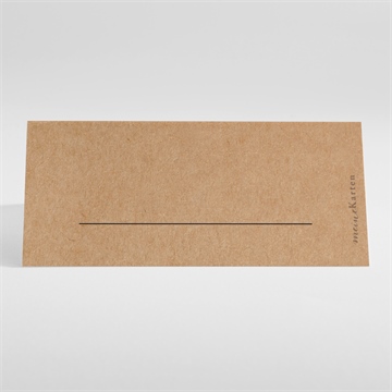 Tischkarte Hochzeit herz und schnurrbart - vue 2