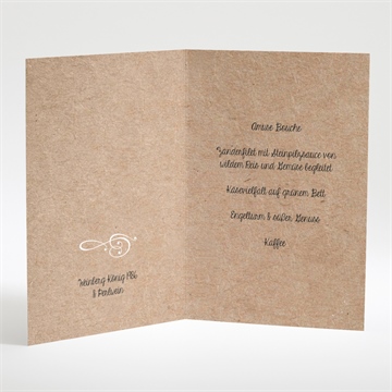 Menükarte Hochzeit zurück zur natur - Vue 2