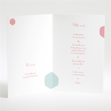 Menükarte Taufe liberty kreuz - Vue 2