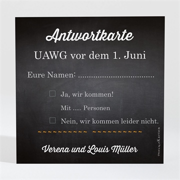 Antwortkarte Hochzeitsjubiläum ref. N300462