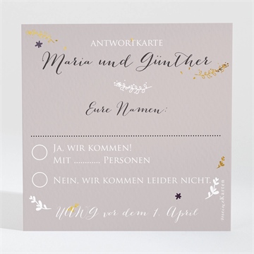 Antwortkarte Hochzeitsjubiläum ref. N300473