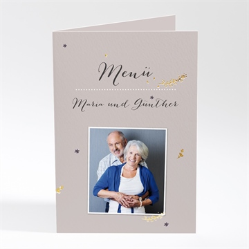 Menükarten Hochzeitsjubiläum ref. N401486