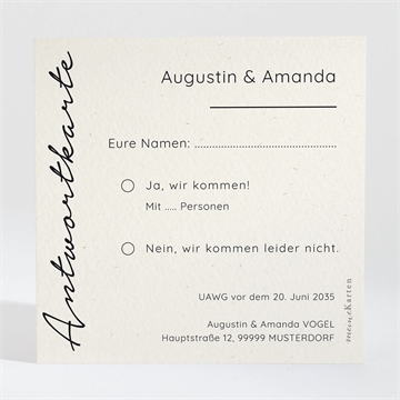 Antwortkarte Hochzeitsjubiläum ref. N300472