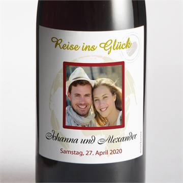 Flaschenetikett Hochzeit ref. N300547