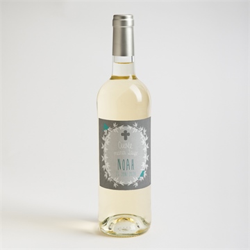 Flaschenetikett Taufe vogelgezwitscher - vue 2