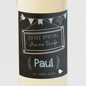 Flaschenetikett Taufe ref. N300601