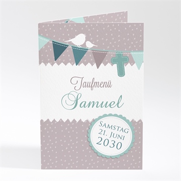 Menükarte Taufe ref. N401520