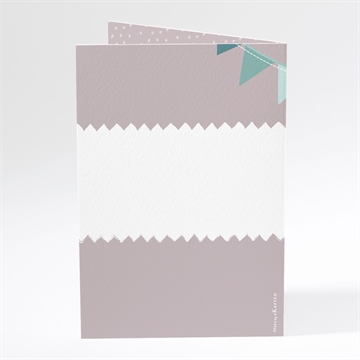 Menükarte Taufe vogelgesang junge - Vue 3