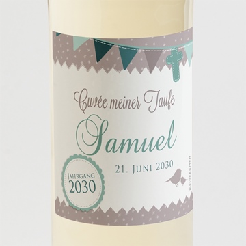 Flaschenetikett Taufe ref. N300620