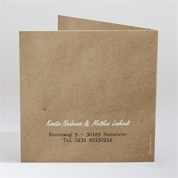 Hochzeitseinladung herzabdruck - vue 3