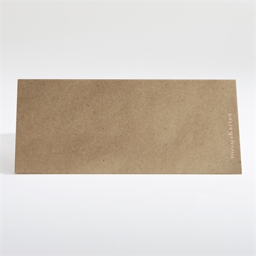 Tischkarte Hochzeit herzabdruck - Vue 2