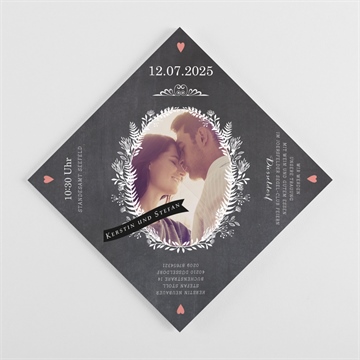 Hochzeitseinladung retro ausgefallen - origami - vue 3