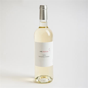 Flaschenetikett Taufe blanco - 9,5x9,5cm (n300790) - Vue 2