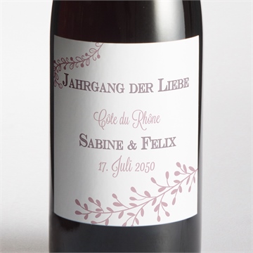 Flaschenetikett Hochzeit ref. N300848