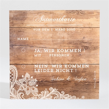 Antwortkarte Hochzeit ref. N300918