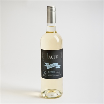 Flaschenetikett Taufe stolz - Vue 2