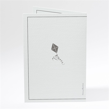 Menükarte Taufe silhouette junge - Vue 3