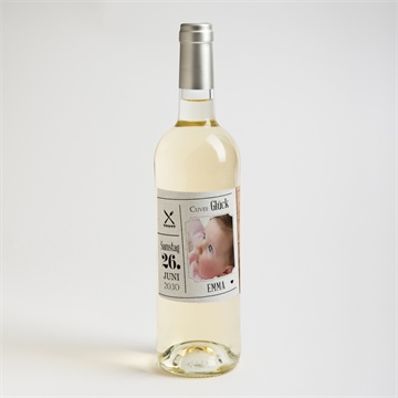 Flaschenetikett Taufe titelstory - vue 2