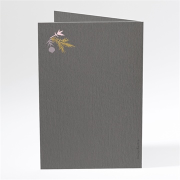 Menükarte Taufe goldener vogel mädchen - Vue 3