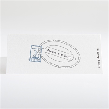 Tischkarte Hochzeit reisepass - vue 2